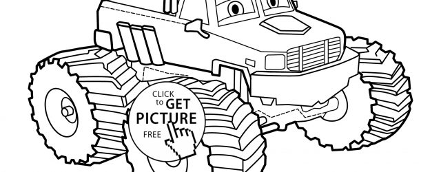 Monster Truck Coloring Page Monster Truck Coloring Page For Kids Monster Truck Coloring Books