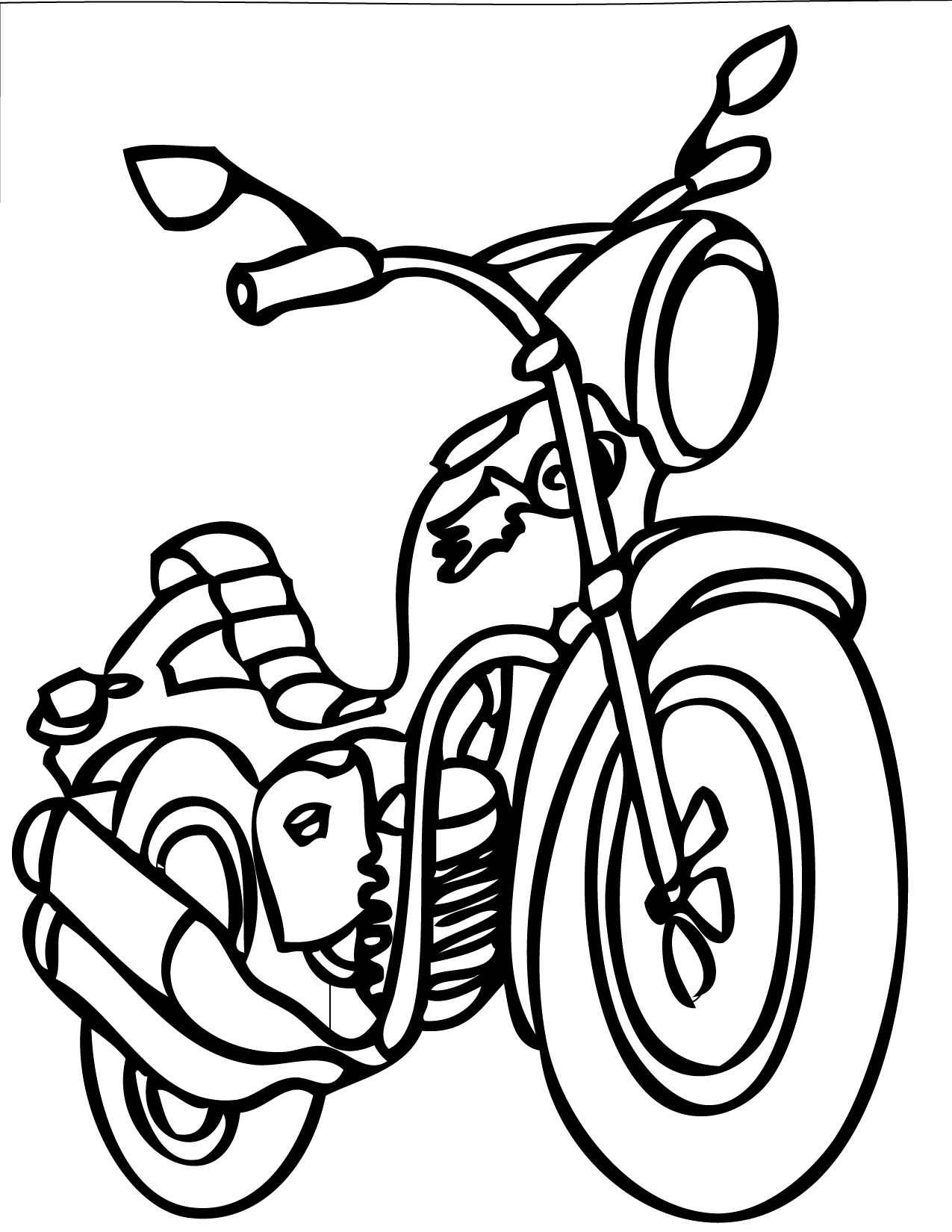 30+ Great Image of Motorcycle Coloring Pages - albanysinsanity.com