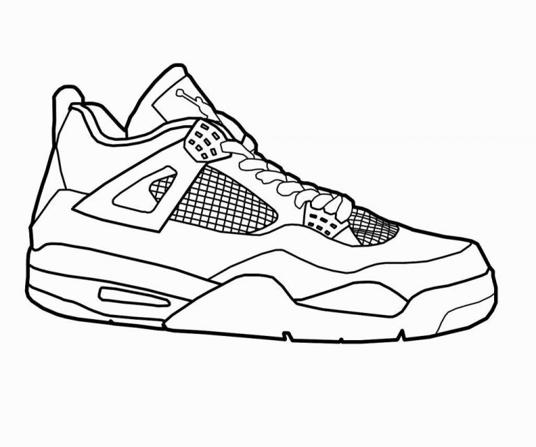 Nike Coloring Pages Nikehoes Coloring Pages Jordanneakeroccer Running ...