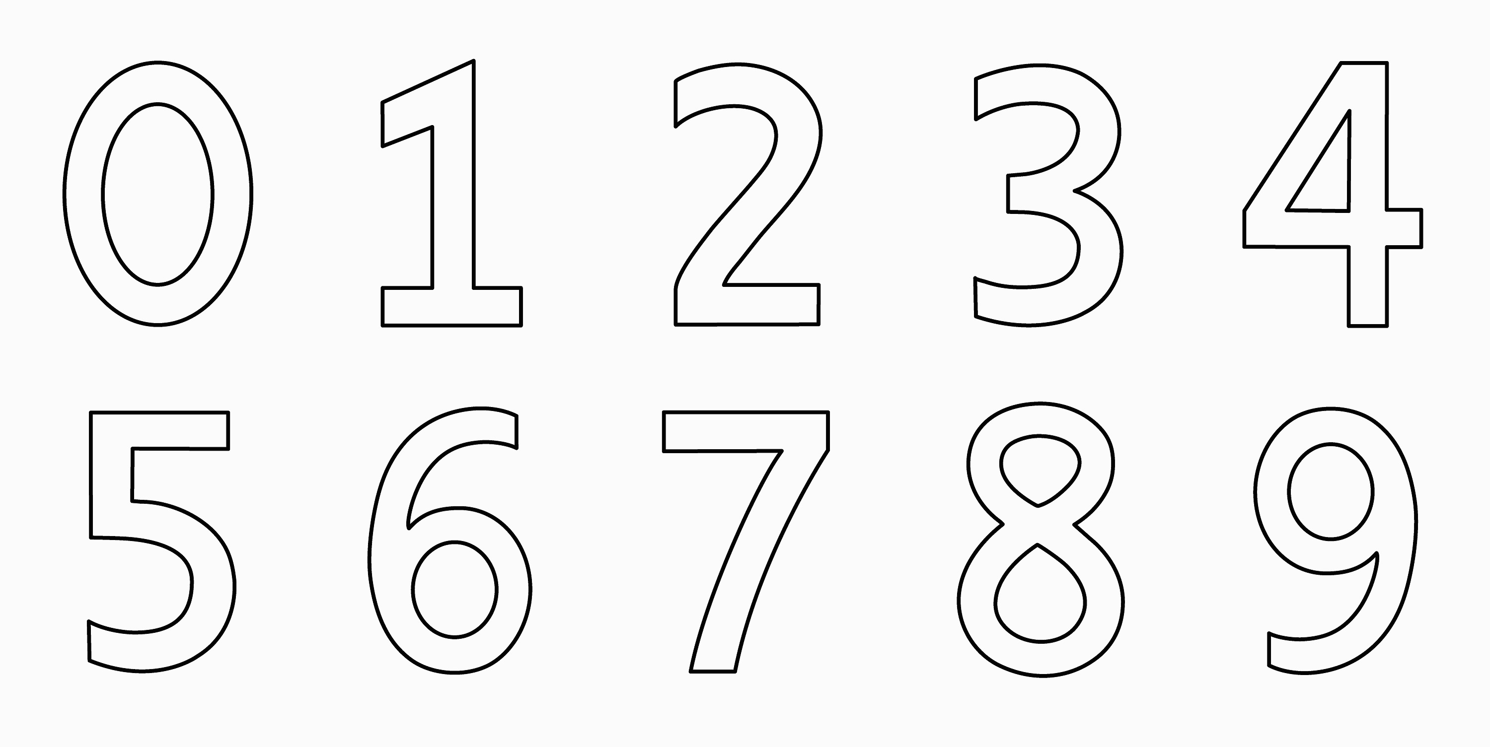 Inspired Picture of Numbers Coloring Pages - albanysinsanity.com