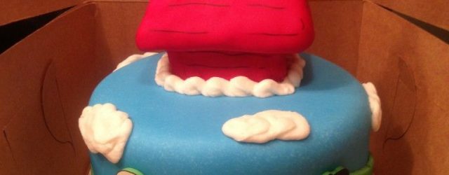 Peanuts Birthday Cake Charlie Brown Lucy Snoopy Woodstock And Dog House Peanuts Themed