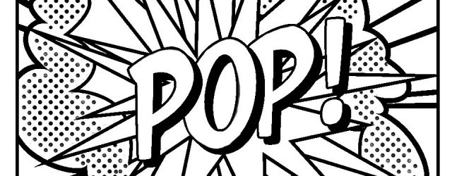 Pop Art Coloring Pages Pop Roy Lichtenstein Pop Art Adult Coloring Pages
