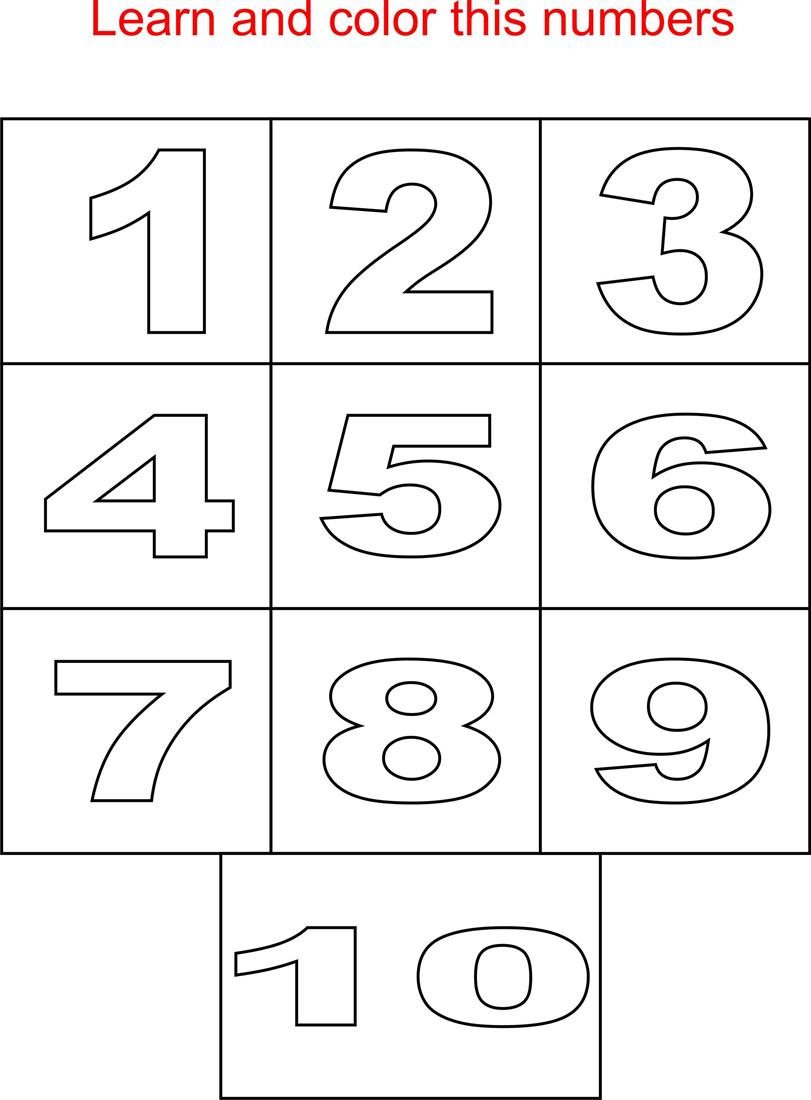27+ Inspiration Image of Printable Number Coloring Pages ...
