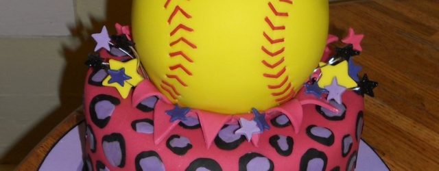 Softball Birthday Cakes Softball Birthday Cake Softball Cakes Pinte