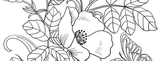 Spring Flowers Coloring Pages Spring Flowers Coloring Page Free Printable Coloring Pages