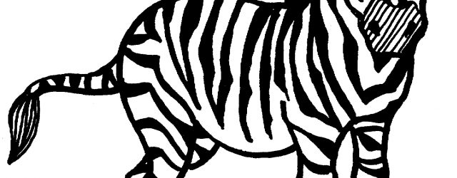 Zebra Coloring Pages Free Zebra Coloring Pages